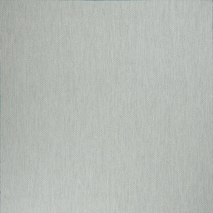 Homeroots 8' X 10' Aqua And Ivory Indoor Outdoor Area Rug  Polypropylene 522027