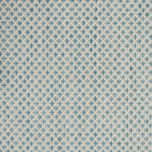 HomeRoots 8' X 10' Aqua and Ivory Indoor Outdoor Area Rug - Stylish, Durable, Weather-Resistant Comfort for All Spaces 522027