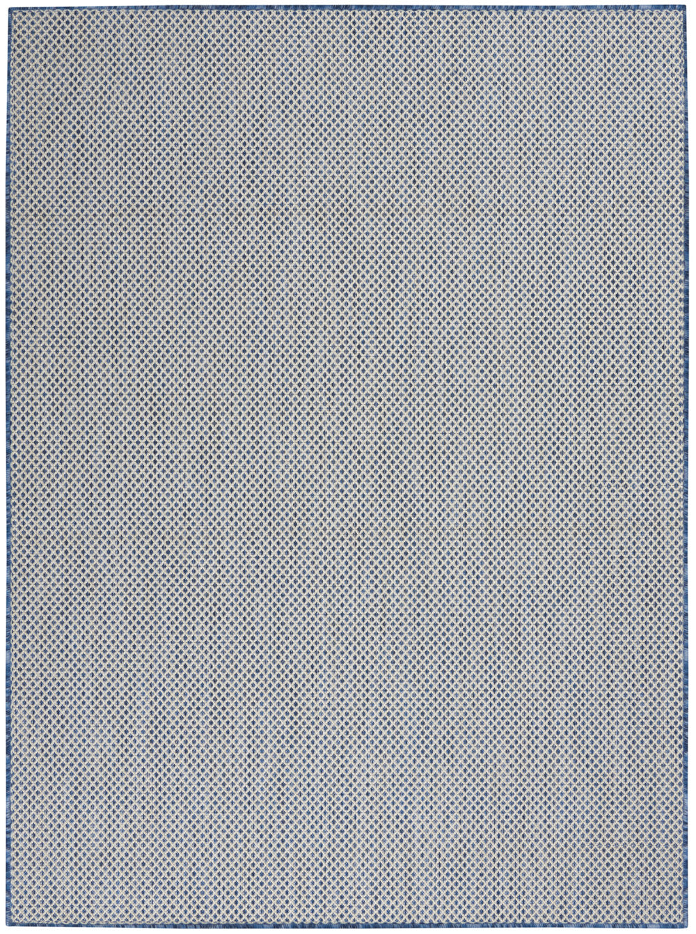 Homeroots 5' X 7' Blue Geometric Power Loom Area Rug  Polypropylene 522029