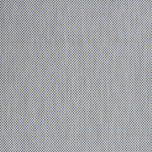 Homeroots 5' X 7' Blue Geometric Power Loom Area Rug  Polypropylene 522029