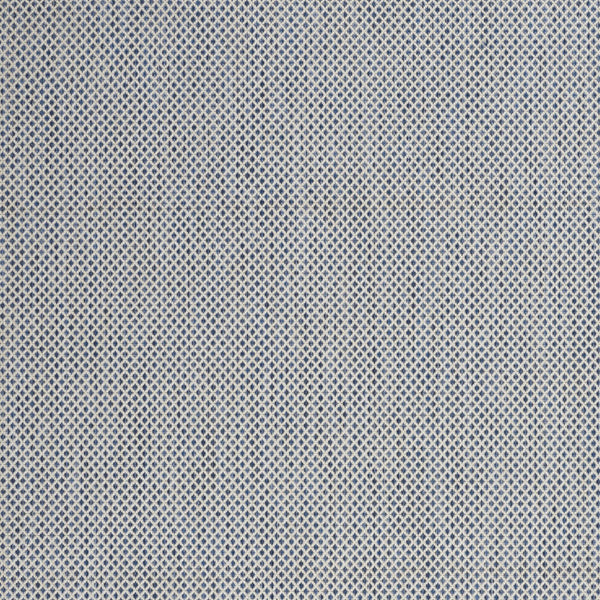 Homeroots 6' X 9' Blue Geometric Power Loom Area Rug  Polypropylene 522031