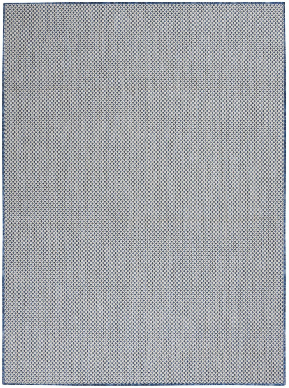 HomeRoots 6' Blue Geometric Area Rug – Modern Power Loomed Design, Durable and Easy-Care for High Traffic Areas 6' X 9' 522031