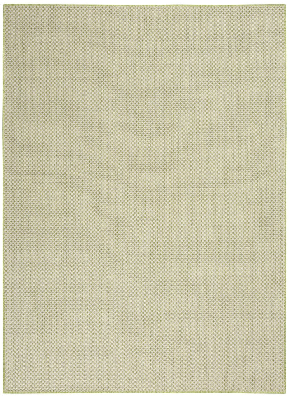 HomeRoots 6' Green Geometric Power Loom Area Rug – Durable, Stylish, and Perfect for High-Traffic Spaces 6' X 9' 522032
