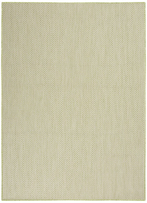 HomeRoots 6' Green Geometric Power Loom Area Rug – Durable, Stylish, and Perfect for High-Traffic Spaces 6' X 9' 522032