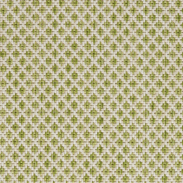 HomeRoots 8' X 10' Versatile Green and Ivory Indoor/Outdoor Area Rug - Durable, Water-Resistant, Easy Clean! 522034