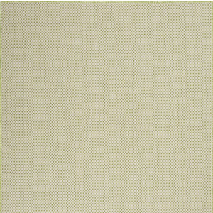 Homeroots 5' X 7' Green And Ivory Indoor Outdoor Area Rug  Polypropylene 522036