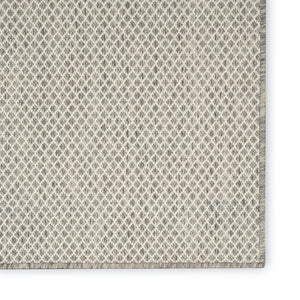 HomeRoots 8' X 10' Ivory and Silver Area Rug – Stylish, Durable, Indoor/Outdoor Design for Elegant Spaces! 522044