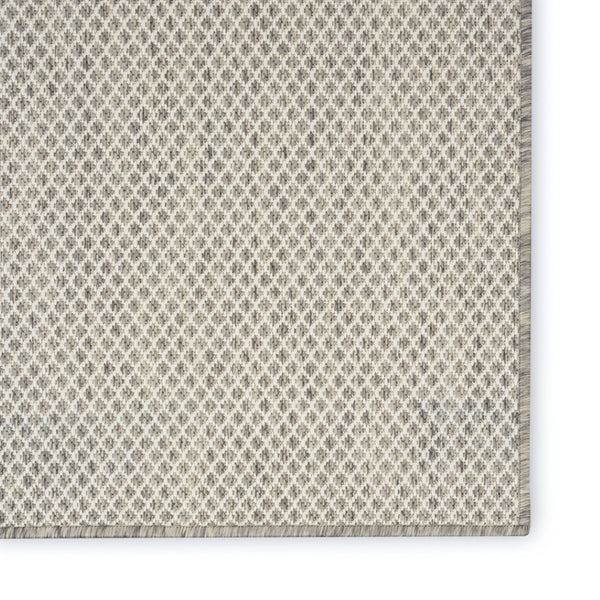 HomeRoots 8' X 10' Ivory and Silver Area Rug – Stylish, Durable, Indoor/Outdoor Design for Elegant Spaces! 522044