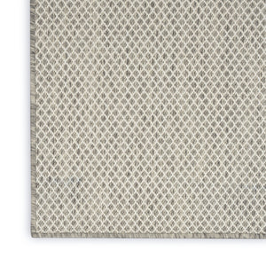 HomeRoots 8' X 10' Ivory and Silver Area Rug – Stylish, Durable, Indoor/Outdoor Design for Elegant Spaces! 522044