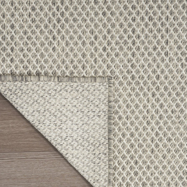 HomeRoots 8' X 10' Ivory and Silver Area Rug – Stylish, Durable, Indoor/Outdoor Design for Elegant Spaces! 522044