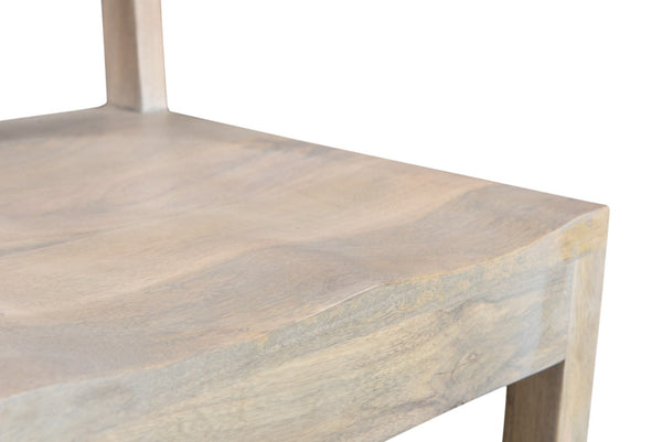 Homeroots Set Of Two White Wood Ladder Back Dining Chairs For Stylish Comfort And Versatile Home Seating   522051