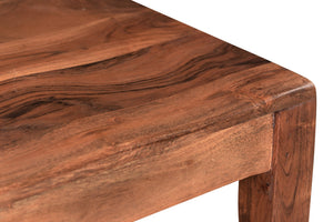 Homeroots Set Of Two Stylish Brown Upholstered Dining Side Chairs With Slat Back For Any Room Decor   522055