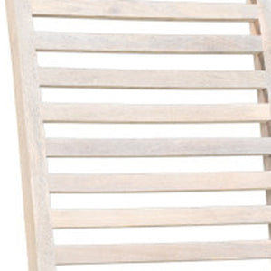 Homeroots Set Of Two White Wood Ladder Back Dining Chairs For Stylish Comfort And Versatile Home Seating   522059
