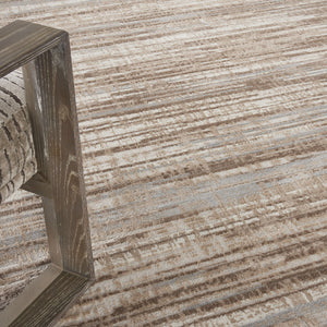 Homeroots 10' X 14' Brown Abstract Power Loom Area Rug  Polypropylene 522071