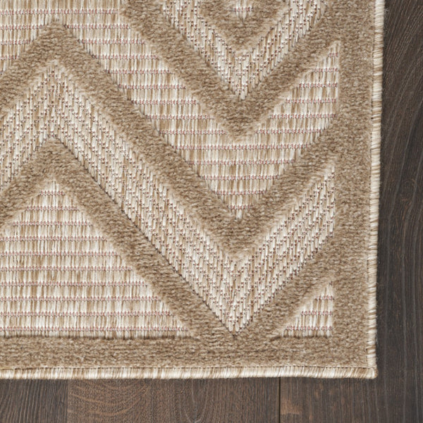 HomeRoots 9' X 12' Beige Indoor/Outdoor Area Rug – Durable, Soft, Versatile for Patios, Living Rooms & More! 522109