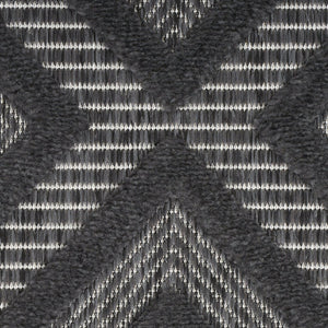 HomeRoots 8' Black Indoor Outdoor Area Rug - Durable, Soft, Water-Resistant Design for Modern Spaces & Easy Care 8' X 10' 522112