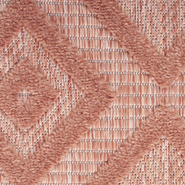 HomeRoots 8' X 10' Orange Indoor/Outdoor Area Rug - Vibrant, Durable, Weather-Resistant for Stylish Spaces! 522128
