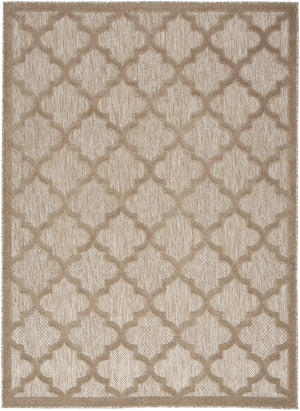 Homeroots 6' X 9' Beige Geometric Flatweave Area Rug  Polypropylene 522136