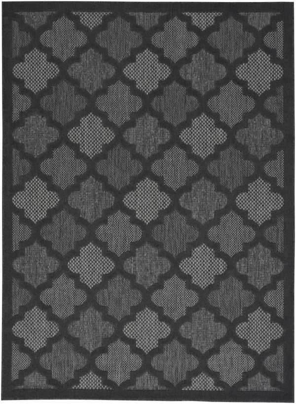 Homeroots 6' X 9' Charcoal And Gray Indoor Outdoor Area Rug  Polypropylene 522139