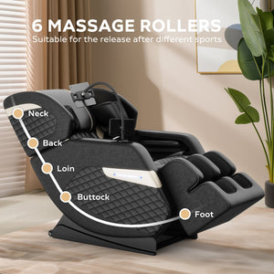 English Elm 2024 Massage Chair Recliner - Zero Gravity Full Body Air Pressure Massage For Ultimate Relaxation W1875P212650