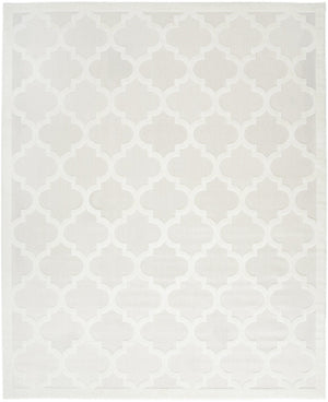 HomeRoots 8' X 10' Cream Indoor Outdoor Area Rug - Stylish, Durable, and Easy-Care for Modern Living Spaces 522148