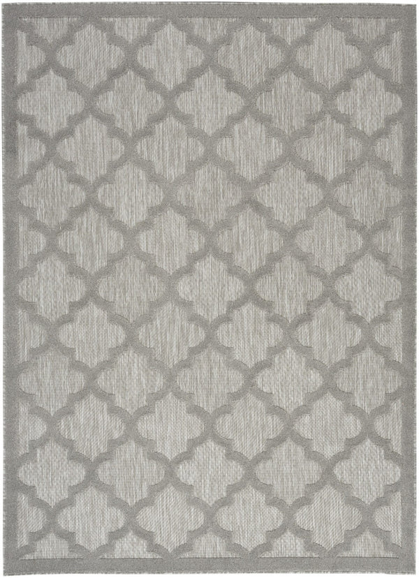 HomeRoots 6' x 9' Geometric Flatweave Area Rug – Stylish Turkish Craftsmanship for High-Traffic Spaces & Decor Gray 522151