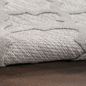 Homeroots 6' X 9' Gray Geometric Flatweave Area Rug  Polypropylene 522151