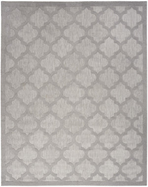 HomeRoots 7' Gray Indoor Outdoor Area Rug - Durable, Weather-Resistant, Easy-Care Design for Versatile Spaces 7' X 10' 522152
