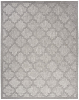 HomeRoots 7' Gray Indoor Outdoor Area Rug - Durable, Weather-Resistant, Easy-Care Design for Versatile Spaces 8' X 10' 522154