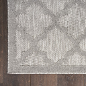 HomeRoots 7' Gray Indoor Outdoor Area Rug - Durable, Weather-Resistant, Easy-Care Design for Versatile Spaces 8' X 10' 522154