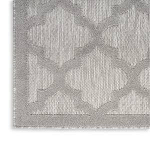 HomeRoots 7' Gray Indoor Outdoor Area Rug - Durable, Weather-Resistant, Easy-Care Design for Versatile Spaces 8' X 10' 522154