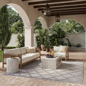 HomeRoots 7' Gray Indoor Outdoor Area Rug - Durable, Weather-Resistant, Easy-Care Design for Versatile Spaces 8' X 10' 522154