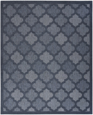 Homeroots 9' X 12' Navy Blue Indoor Outdoor Area Rug  Polypropylene 522155