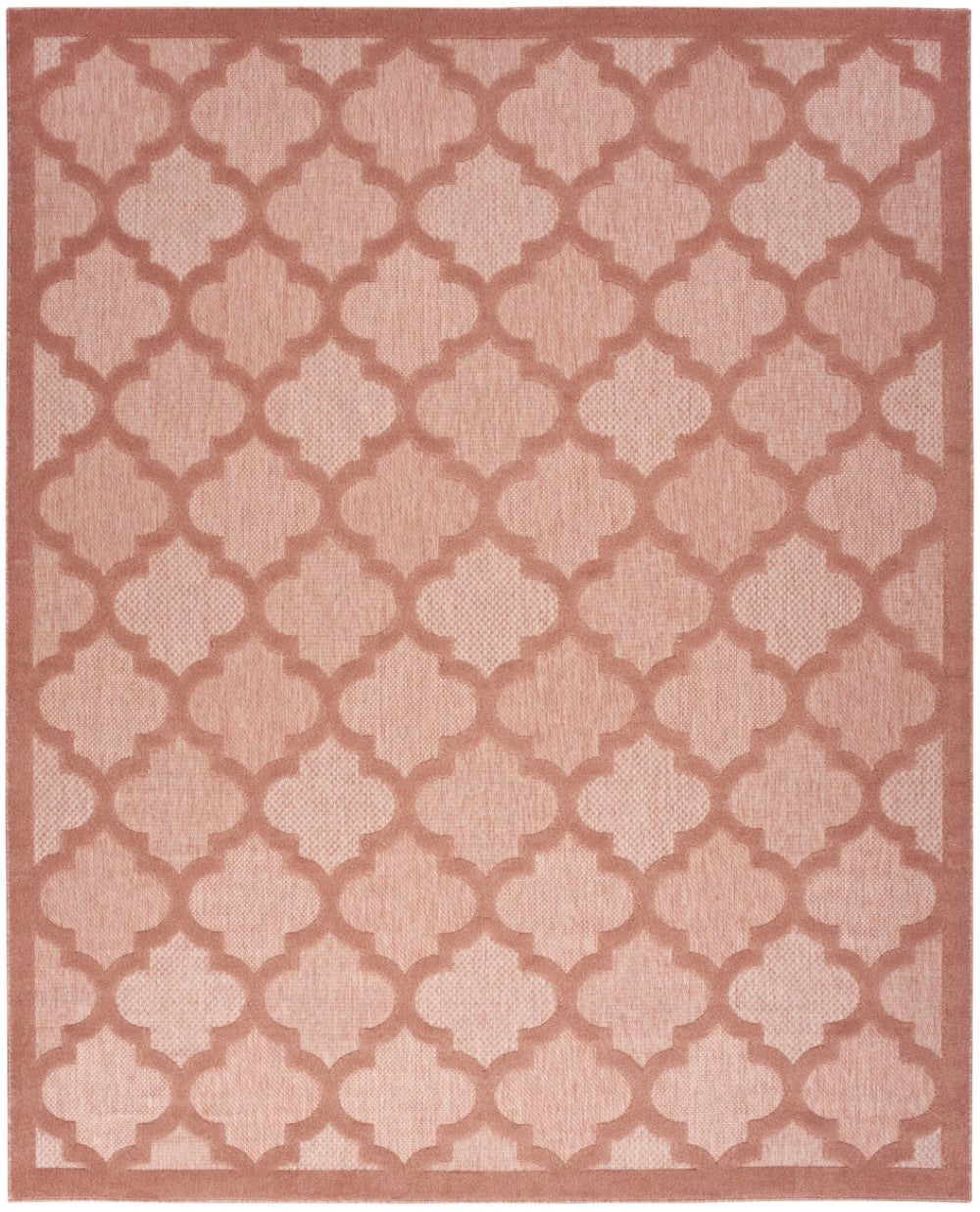 HomeRoots 8' X 10' Vibrant Orange Indoor Outdoor Area Rug - Durable, Stylish, Versatile for Home & Patio Use 522159