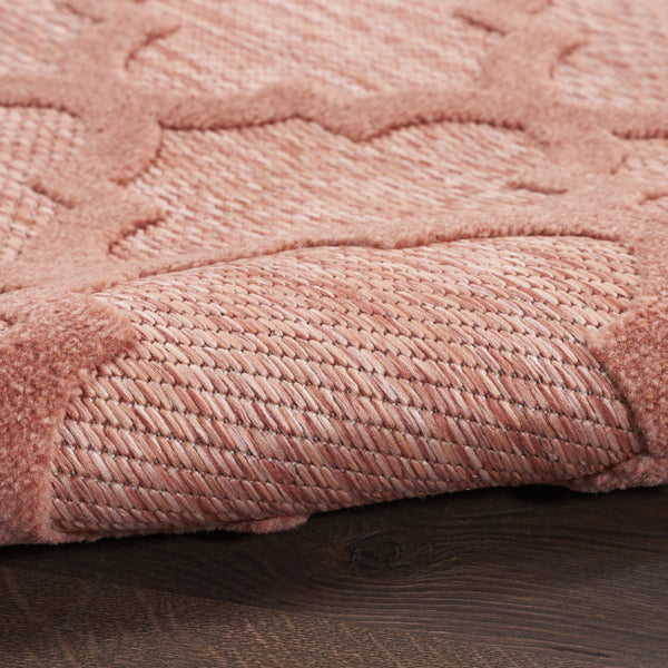 Homeroots 6' X 9' Coral Orange Indoor Outdoor Area Rug  Polypropylene 522160