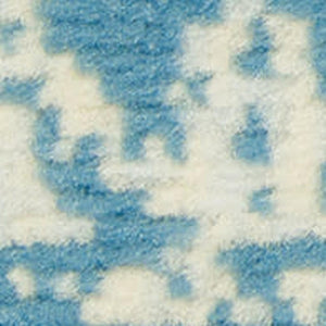 HomeRoots 6' Blue Damask Power Loom Area Rug - Classic Elegance for Living Rooms, Bedrooms & Dining Areas 6' X 9' Rectangle 522167