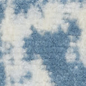 HomeRoots 6' Blue Damask Power Loom Area Rug - Classic Elegance for Living Rooms, Bedrooms & Dining Areas 8' X 10' Rectangle 522169
