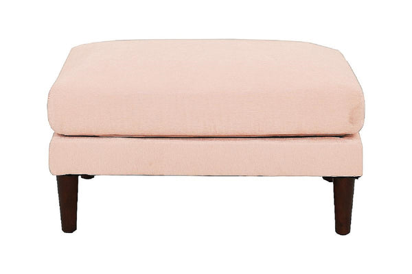 English Elm Contemporary 5-Piece Modular Sectional Sofa Set in Blush Morgan Fabric — Plush, Versatile L-Shaped Design Pink 33 L x 27 W x 14 H B011S01578