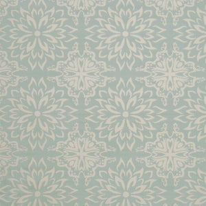 HomeRoots 6' Aqua Floral Power Loom Area Rug - Elegant Design for Living Rooms, Bedrooms & Dining Areas 8' X 10' Rectangle 522197