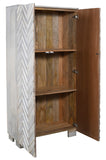 Moti Ziggy Tall Cabinet on Hand-Planed Mango Wood 52221001