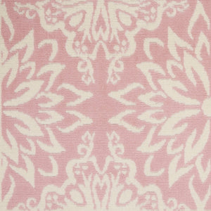 HomeRoots 6' Pink Floral Power Loom Area Rug - Timeless Charm for Living Spaces with Soft Elegance and Durability 6' X 9' Rectangle 522218