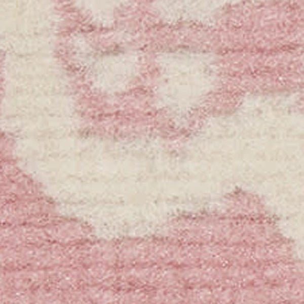 HomeRoots 6' Pink Floral Power Loom Area Rug - Timeless Charm for Living Spaces with Soft Elegance and Durability 6' X 9' Rectangle 522218
