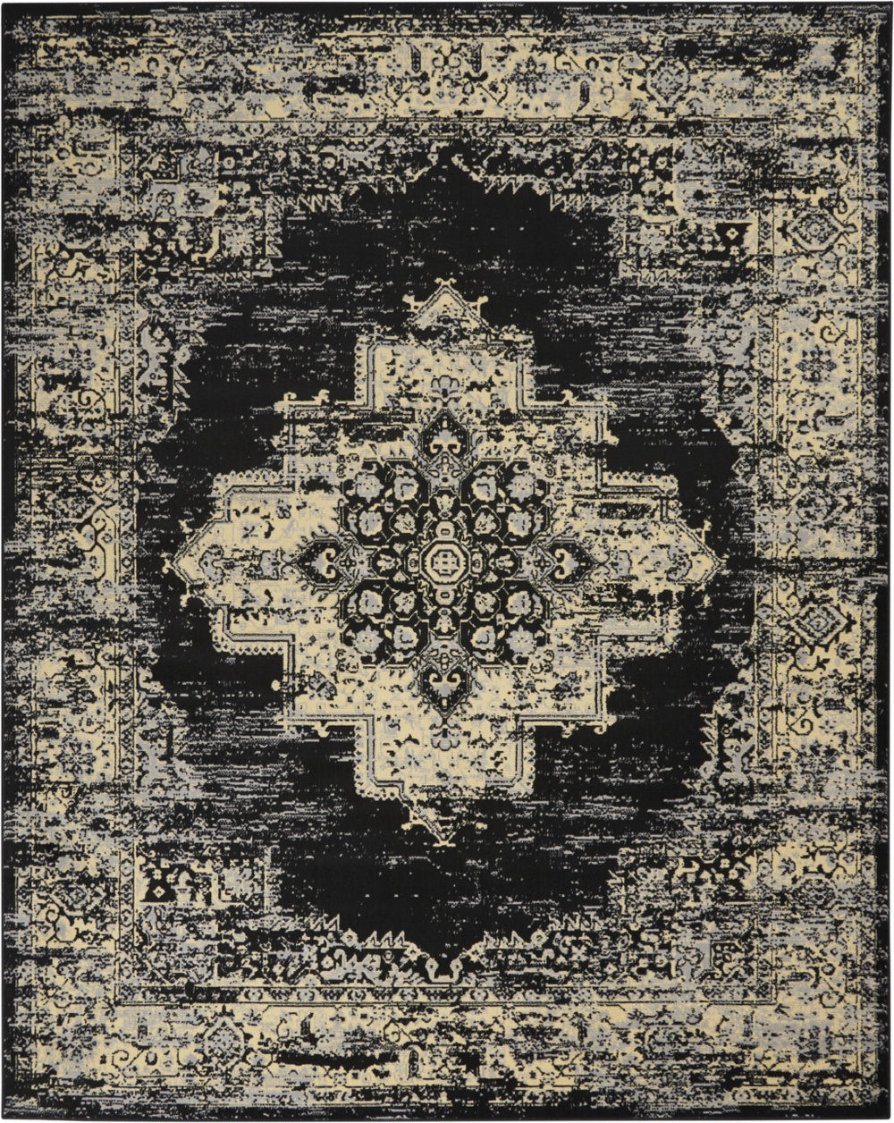 Homeroots 8' X 10' Cream Damask Power Loom Area Rug  Polypropylene 522258