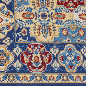 HomeRoots 7' Red Damask Area Rug - Elegant Power-Loomed Design for High-Traffic Spaces, Easy to Clean and Maintain 7' X 10' Rectangle 522267
