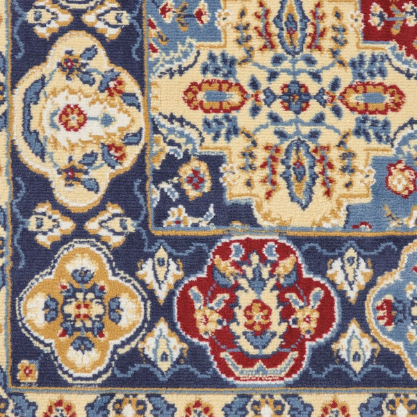HomeRoots 7' Red Damask Area Rug - Elegant Power-Loomed Design for High-Traffic Spaces, Easy to Clean and Maintain 8' X 10' Rectangle 522273