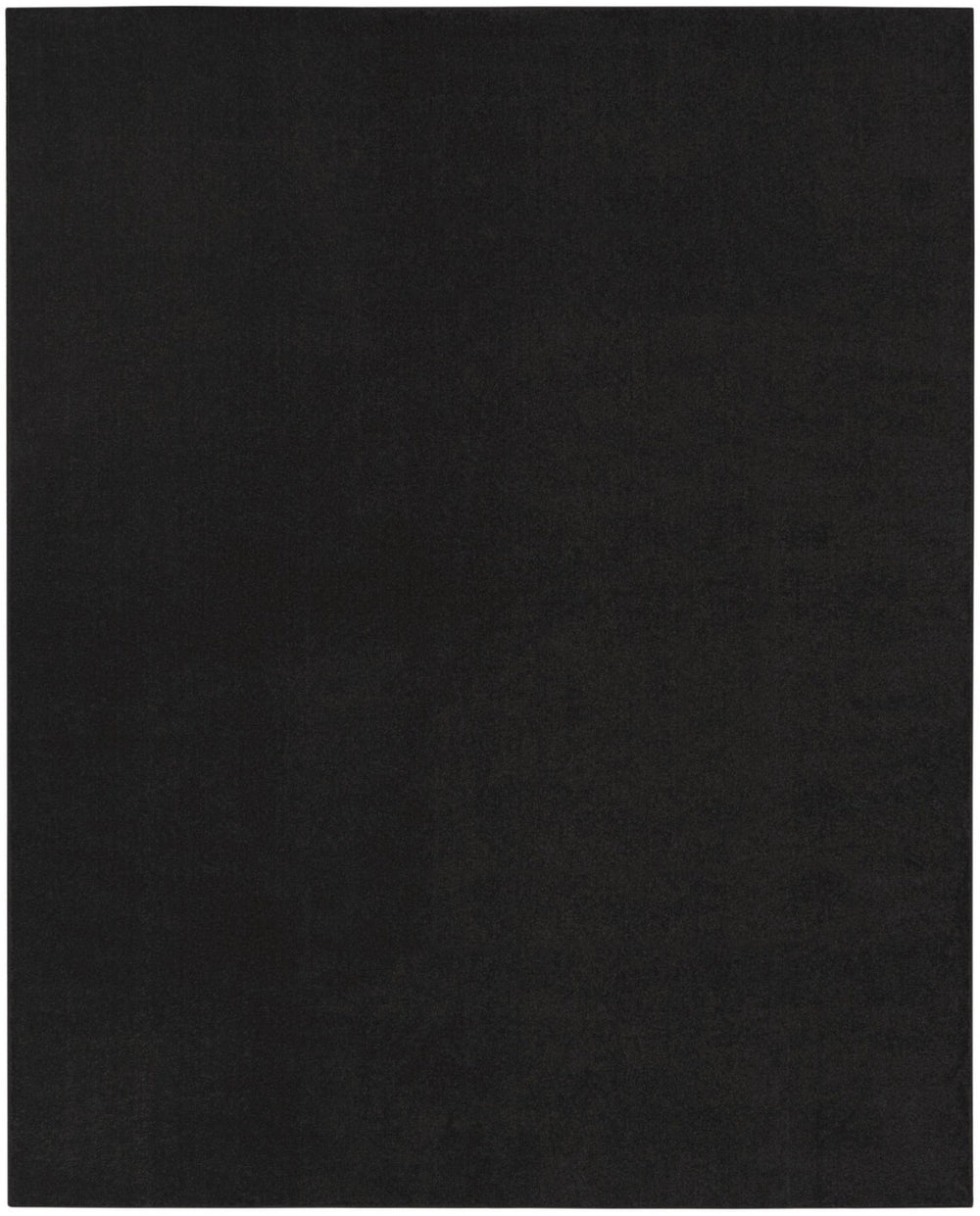 HomeRoots 12' x 15' Black Area Rug - Versatile Indoor/Outdoor Design, Durable, Low-Maintenance for Any Space 522279