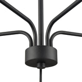 Milla 32'' Wide 5-Light Chandelier - Charcoal Black 52228/5 Elk Lighting