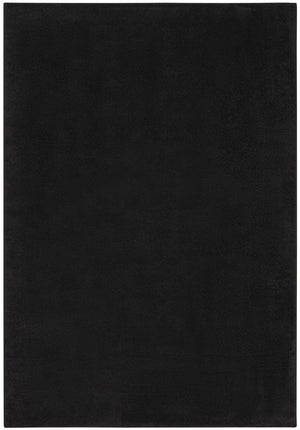 HomeRoots 5' X 8' Black Power Loom Area Rug - Stylish, Durable, Pet-Friendly Modern Design for Any Room Decor 522280