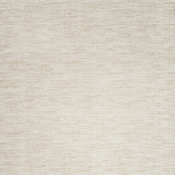 Homeroots 8' X 11' Beige And Ivory Indoor Outdoor Area Rug  Polypropylene 522299