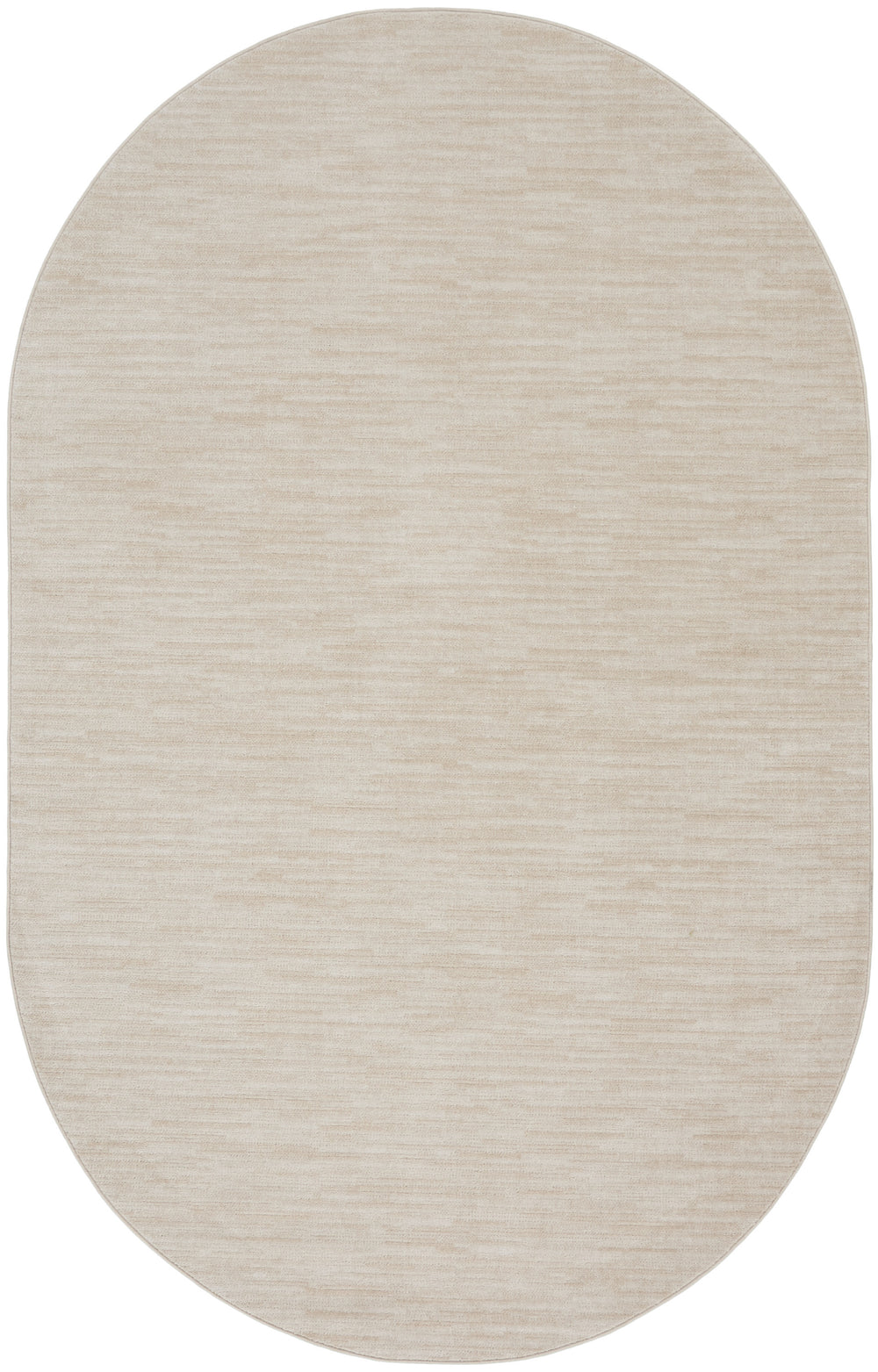 Homeroots Cream Power Loom Area Rug  Polypropylene 522300